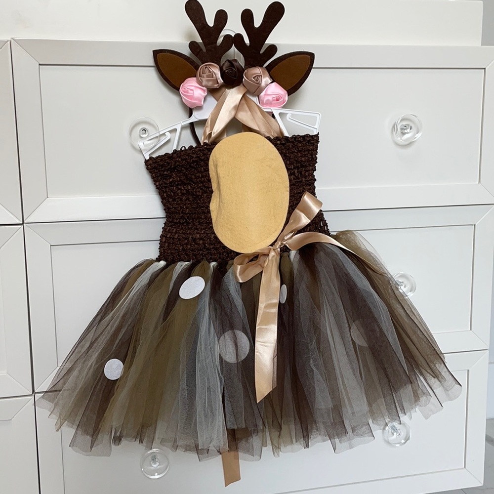 Deer tutu costume size 2T for girls